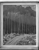 Länsutställning av Konstföreningen i Gävle. November 1945. Tavlor tagna på museet i Gävle.