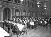 Typografförbundet 60-års jubileum på stadshuset i Gävle. 16 februari 1946.