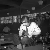 Hantverkstävlingarna på Rotundan Folket Park. 27 mars 1949.