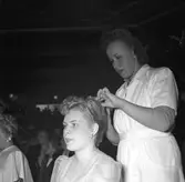 Hantverkstävlingarna på Rotundan Folket Park. 27 mars 1949.