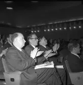 Sveriges Socialdemokratiska Ungdomsförbund. S.S.U:s 30 års-jubileum på Folkets Hus. 2 april 1949. Reportage för Arbetarbladet.