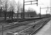 Centralstationens perrong rivs. 25 april 1949. Reportage för Arbetarbladet.