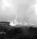 Brand i Forsbacka. Maj 1949.
