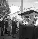 Aftonbladet tidningskiosk. 15 maj 1949.