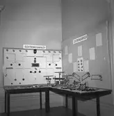 Yrkesskolans utställning på Stadshuset. 24 maj 1949.