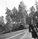 Korporationsskjutning, skjuttävling för lag. 26 maj 1949. Reportage för Gefle Dagblad.