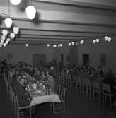 Gävle Stads Sparbank, middag på Folkets Hus. 1949.