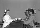 Sjuksköterskor på Gävlekongress. 15 juni 1949.