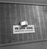 Radiotjänst i Gävle Bengt Larsson i tjänst. Juni 1949.