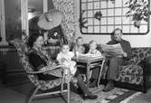 Barnrikefamilj i Gävle. 20 februari 1947. Reportage för Arbetarbladet.