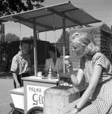 Palma glassförsäljning. Värmebölja. 1947.
