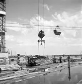 Linbana vid Korsnäs fabrik. 27 augusti 1947. Nordströms Linbanor AB, Vasagatan 16, Stockholm.