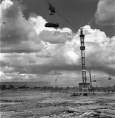 Linbana vid Korsnäs fabrik. 27 augusti 1947. Nordströms Linbanor AB, Vasagatan 16, Stockholm.