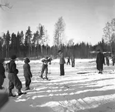 Skidtävlingar på Rödjningen.