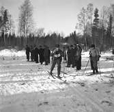 Skidtävlingar på Rödjningen.