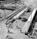 Islandsbron, f.d. Svängbron. 13 augusti 1951