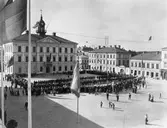 Samling på Rådhustorget