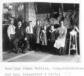 Familjen Johan Mattson, bryggeriarbetare vid koperativa bryggeriet i Gävle