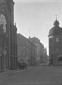 Åtvidaberg, exteriör av kontoret på Kyrkogatan.
Den 1 december 1937


