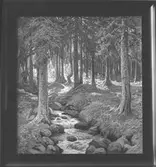 Konstnären Gustav Holms tavla
