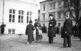 Kronprinsparet Gustav Adolf och Louise kom på besök 1935
