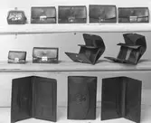 Bröderna Sandblom. Diverse varor. 1930-års adresskalender Norra Centralgatan 17, 1945-års telefonkatalog Norra Skeppsbron 2

