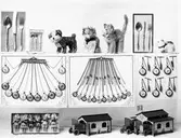 Bröderna Sandblom. Diverse varor. 1930-års adresskalender Norra Centralgatan 17, 1945-års telefonkatalog Norra Skeppsbron 2

