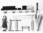 Bröderna Sandblom. Diverse varor. 1930-års adresskalender Norra Centralgatan 17, 1945-års telefonkatalog Norra Skeppsbron 2

