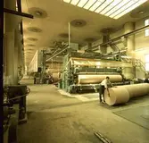 PM 2, de färdiga tas fram i stora rullar. Korsnäs AB. Den 28 juli 1959
