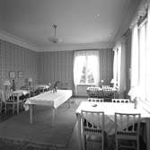 Matsalen på Holmsund Herrgård. Korsnäs AB. Den 20 april 1960
