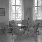 Ett av rummen i Föreningshuset. Korsnäs AB. Den 5 maj 1960

