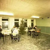Julgran i Mekaniska Verkstaden. Korsnäs AB. Den 29 december 1960
