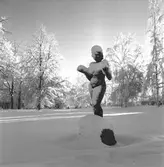 Holmsund en vårvinterdag. Korsnäs AB. Den 21 mars 1961
