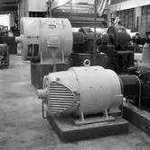 Elmotor på pappersbruket. Korsnäs AB. Den 9 september 1961
