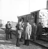 Invigning av bangården. Korsnäs AB. Den 3 oktober 1961
