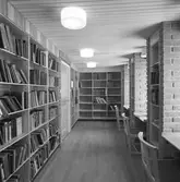 Bibliotek på Marma - Långrör. Korsnäs AB. Den 26 mars 1962
