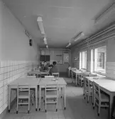 Matsal på Marma - Långrör. Korsnäs AB. Den 3 april 1962
