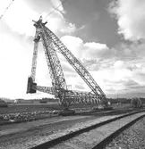 Gamla kabelkranar. Korsnäs AB. Den 7 maj 1962
