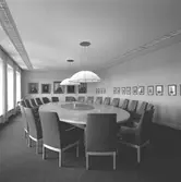 Interiör. Korsnäs AB. Den 14 april 1963. (Föreningshuset, Holmsund eller Huvudkontoret)
