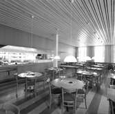 Interiör av Lunchrestaurang. Korsnäs AB. Den 14 april 1963 (Föreningshuset, Holmsund eller Huvudkontoret)

