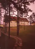 Huvudkontorshuset i belysning. Herr Withalisson. Korsnäs AB. Den 19 augusti 1964
