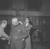 Medaljutdelning i Kristine kyrka. Korsnäs AB