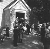 Medaljutdelning i Bomhus kyrka. Korsnäs AB