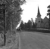 100-årsjubileum. 1855-1955. Korsnäs AB. Passerar Bomhus kyrka