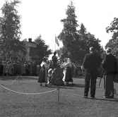 100-årsjubileum. 1855-1955. Korsnäs AB. Avtäckning av skulpturen 