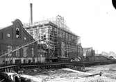 Sulfitfabriken. Nya Sileriet fasaden mot öster. Korsnäs AB. Den 4 oktober 1930
