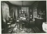 Interiör från handlare E A Ewalds bostad på Kvarnholmen i Kalmar.