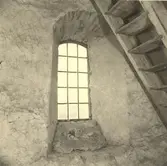 Interiör från tornet i Loftahammars kyrka.