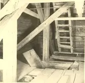 Interiör från Loftahammar kyrkas torn.