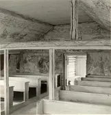 Interiör från kapellet på Väderskär i Loftahammars socken.